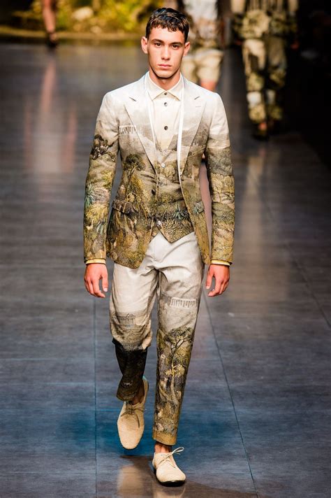 dolce gabbana menswear spring summer 2014|dolce and gabbana suits men's.